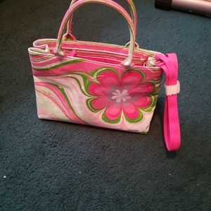 Spring hand bag